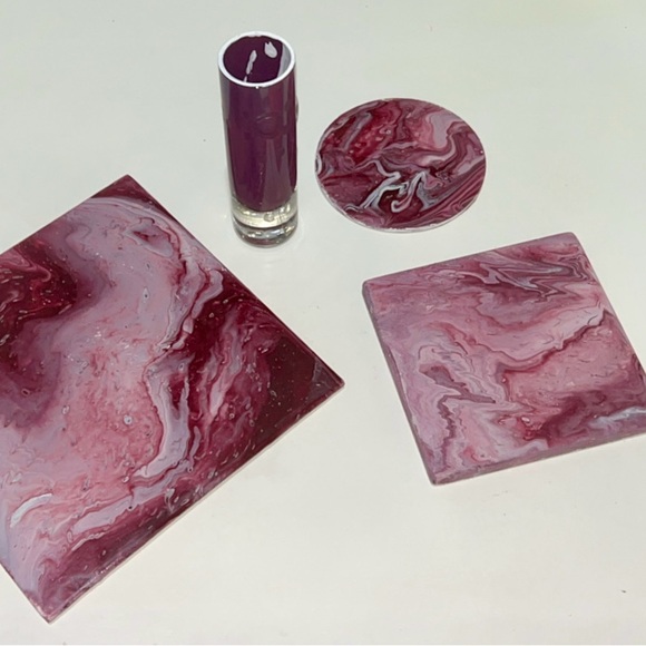 Gorgeous Homemade 4 Piece One of a Kind Home Decor - Picture 3 of 5